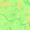 Topografische Karte сельское поселение Сингапай, Höhe, Relief