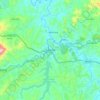 Topografische Karte Juatuba, Höhe, Relief