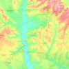Topografische Karte Yewa South, Höhe, Relief