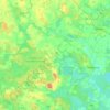 Topografische Karte Новопольский сельский Совет, Höhe, Relief