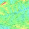 Topografische Karte Leuze-en-Hainaut, Höhe, Relief