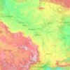 Topografische Karte Anuppur, Höhe, Relief