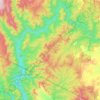 Topografische Karte Byadbo Wilderness, Höhe, Relief
