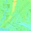 Topografische Karte Sutton upon Derwent, Höhe, Relief