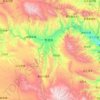 Topografische Karte Guide County, Höhe, Relief