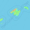 Topografische Karte Ilhas Baleares, Höhe, Relief