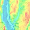 Topografische Karte Nutten Hook State Tidal Wetland, Höhe, Relief