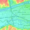Topografische Karte La Riche, Höhe, Relief