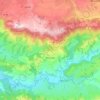 Topografische Karte Pruines, Höhe, Relief