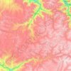 Topografische Karte Cotaruse, Höhe, Relief