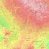 Topografische Karte Haliburton—Kawartha Lakes—Brock, Höhe, Relief