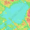 Topografische Karte Skeleton Lake, Höhe, Relief