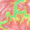 Topografische Karte Tubilla del Agua, Höhe, Relief