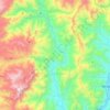 Topografische Karte La Paz, Höhe, Relief