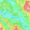 Topografische Karte Bad Salzungen, Höhe, Relief