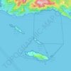 Topografische Karte Réserve naturelle de l'archipel de Riou, Höhe, Relief