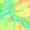 Topografische Karte Плиса, Höhe, Relief