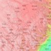 Topografische Karte རྔ་བ་བོད་རིགས་ཆ་བ༹ང་རིགས་རང་སྐྱོང་ཁུལ་ 阿坝藏族羌族自治州, Höhe, Relief