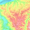 Topografische Karte Borowo, Höhe, Relief