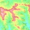 Topografische Karte Castelnaud-de-Gratecambe, Höhe, Relief