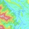Topografische Karte Thành phố Hà Giang, Höhe, Relief