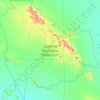 Topografische Karte Eagletail Mountains Wilderness, Höhe, Relief