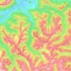 Topografische Karte Irdning-Donnersbachtal, Höhe, Relief