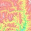 Topografische Karte Khachu, Höhe, Relief