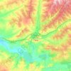 Topografische Karte El Burgo de Osma-Ciudad de Osma, Höhe, Relief