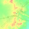 Topografische Karte Coolgardie, Höhe, Relief