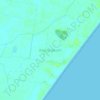 Topografische Karte Patchs Beach, Höhe, Relief