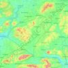 Topografische Karte County Tipperary, Höhe, Relief