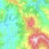 Topografische Karte Tazroute تازروت, Höhe, Relief