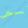Topografische Karte Grand Bahama, Höhe, Relief