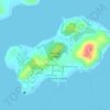 Topografische Karte Thursday Island, Höhe, Relief