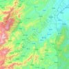 Topografische Karte 遂川县, Höhe, Relief