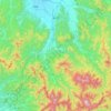Topografische Karte Yuzawa, Höhe, Relief