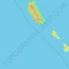 Topografische Karte Kepulauan Mentawai, Höhe, Relief