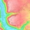 Topografische Karte 78727, Höhe, Relief