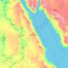 Topografische Karte Red Sea, Höhe, Relief