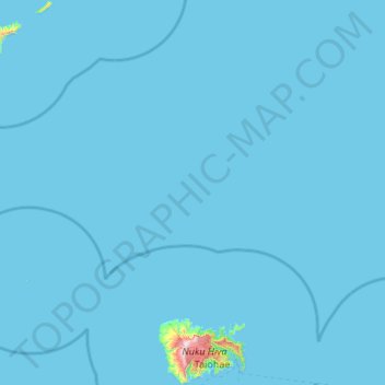 Topografische Karte Taiohae, Höhe, Relief