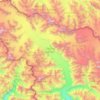 Topografische Karte Siachengletscher, Höhe, Relief