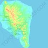 Topografische Karte Tarakan, Höhe, Relief