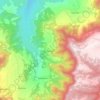 Topografische Karte Yalındal Köyü, Höhe, Relief
