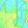 Topografische Karte Seaford Meadows, Höhe, Relief