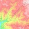 Topografische Karte Tumbaden, Höhe, Relief