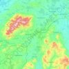 Topografische Karte Comté de Laois, Höhe, Relief