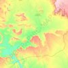 Topografische Karte Et-taous ⵟⴰⵡⵙ الطاوس, Höhe, Relief
