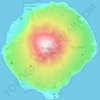 Topografische Karte Tristan da Cunha, Höhe, Relief