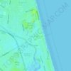 Topografische Karte New Brighton, Höhe, Relief